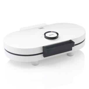 hvid hjerteformet dobbelt vaffeljern trebs