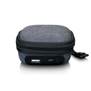 gr powerbank indbygget med etui lenco