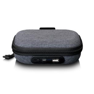 gr powerbank indbygget med etui lenco