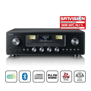 function asa and bluetooth usb player cd with radio fm dab imperial