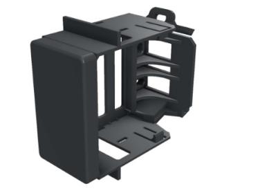 stk 1 montage din-skinne til adapter wiser lk