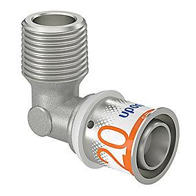 2 1 x mm 20 nippel med 90 vinkel plus s-press uponor