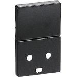 koksgr jord med 2-pol afbryder med stikkontakt for kning afd tangent fuga lk