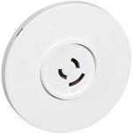 hvid jord leder 2 80mm lampestikkontakt fuga lk