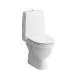 Billede af Laufen Kompas toilet med skjult S-lås. Åben skyllerende. Til limning. Ekskl. Multikvik