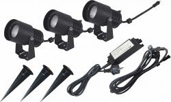 rkegr m trafo med 12v 3000k 6w armatur led stk 3 med led-kit iv spot malmbergs