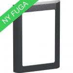 Se LK FUGA ® Design Ramme 63 Soft, 1,5 modul, koksgrå hos Elvvs.dk