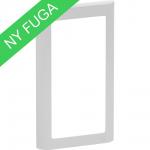 Se LK FUGA ® Design Ramme 63 Soft, 2 modul lodret, lysegrå hos Elvvs.dk