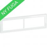 Se LK FUGA ® PURE Design Ramme glas 2x2 modul, hvid hos Elvvs.dk