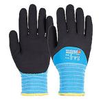 10 str akrylfor med polyester af vinterhandske blue os