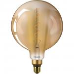Se Philips Filament LED Globepære E27 5W 820 (5W=25W) 250 lumen guld - ikke dæmpbar (A+) hos Elvvs.dk