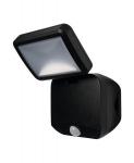 black single spotlight led battery