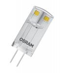 Se Osram LED Pin Parathom 1,8w/827, (200 lumen) G4 12v, ikke dæmpbar (=10w), stiftpære hos Elvvs.dk
