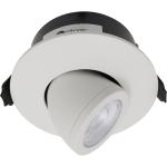 driver u hvid ip44 2700k 5w downlight 75mm g2 profile low nordtronic
