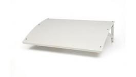 metal lakeret hvid i 920x540mm udedel varmepumpe til beskyttelsestag