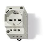 montering din-skinne til led med schuko se stikd