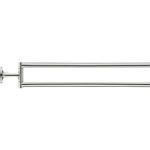 stl rustfrit brstet 390mm hndkldeholder t starck duravit