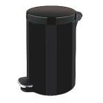 sort plast i inderspand l st belagt organisk 3l pedalspand