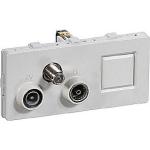 modul 2 td372 hvid se slutd rj45 radio tv multimedie antenneudtag fuga lk