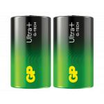 2-pak batteri lr20 d alkaline plus ultra gp