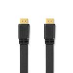 label sort pvc fladt m 50 1 gbps 2 10 30hz 4k stik hdmi stik hdmi ethernet med kabel hdmi speed high