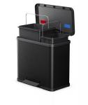 sort - liter 9 og liter 17 hhv spande 2 plus duo oko pedalspand hailo