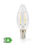 klart stk 1 stil retro hvid varm k 2700 lm 470 w 2 2 stearinlys e14 re p led-lampe nedis
