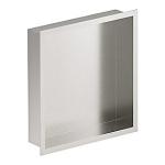 firkantet overflade pvd steel i brus til indbygningshylde zen damixa