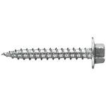 stk 100 a pakke flange hoved sekskant elforzinket fdf-ht mm 50 x 6 byggeskrue fischer