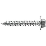 stk 100 a pakke flange hoved sekskant elforzinket fdf-ht mm 60 x 6 byggeskrue fischer