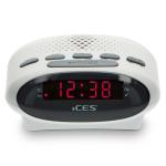 hvid radio clock