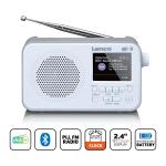 hvid rm tft-sk 4 2 bluetooth med fm-radio dab rbar b lenco