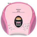 pink cd med fm-radio rbar b lenco