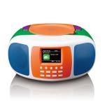 rn b til farver glade lcd-farvedisplay stort og cd-afspiller bluetooth med fm-radio dab rbar b lenco