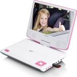 hvid pink monteringsbeslag og usb-hovedtelefoner med dvd-afspiller 9 rbar b lenco