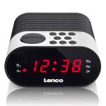hvid radio clock lenco