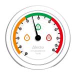 sort hygrometer analogt alecto