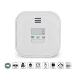 sensor og batteri for driftstid rs 10 og display med kuliltealarm alecto