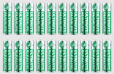 20-pak v 5 1 rket svanem aaa-batteri lr03 alkaline ultimate deltaco