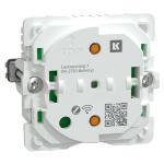 hvid frontplade uden wiser fuga lk kontakt trykknap