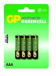 blisterkort stk 4 r03 batt aaa greencell gp