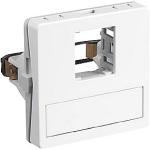 konnektor 1xrj45 f hvid modul 1 t1 dataudtag fuga lk