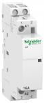 Se Schneider Kontaktor iCT 16A 2-Polet 2NO 230VAC modulkontaktor, Bredde 18mm hos Elvvs.dk